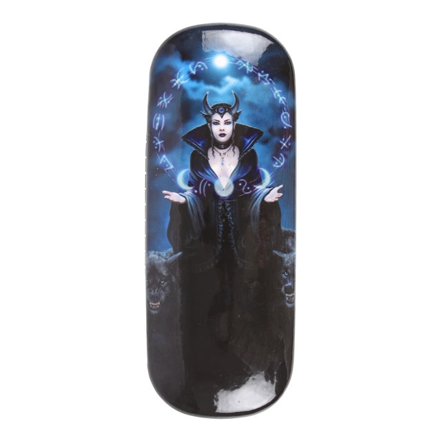 Moon Witch Eye GLASS Case by Anne Stokes