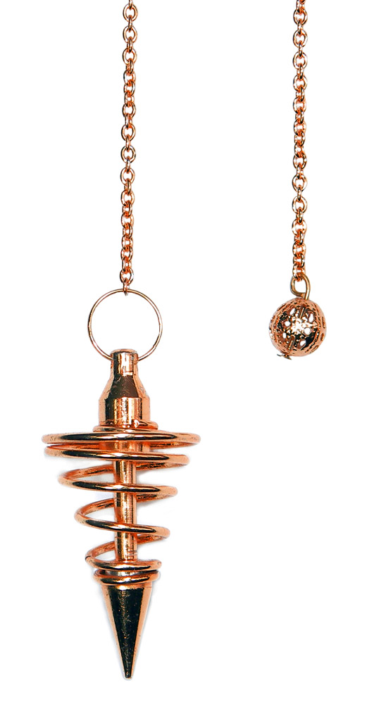 Copper Metal SPIRAL Pendulum