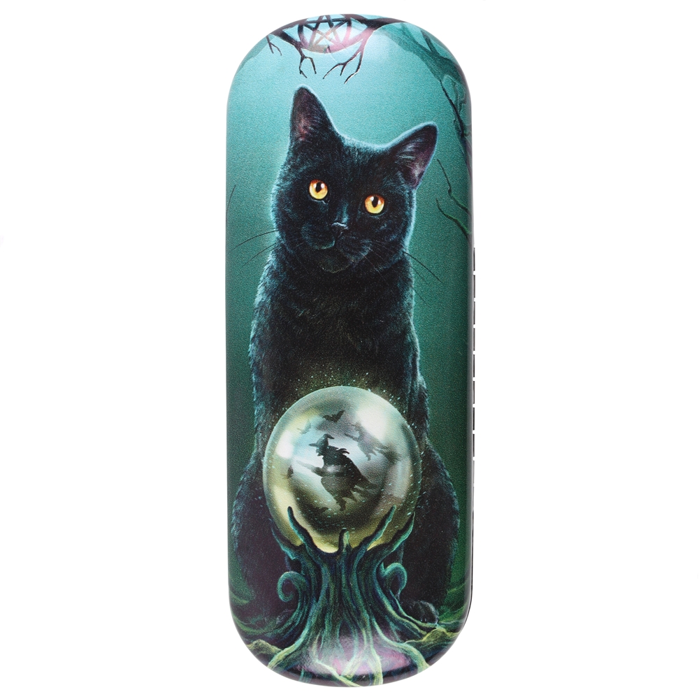 Rise of the Witches (Black Cat) Eye GLASS Case by Lisa Parker