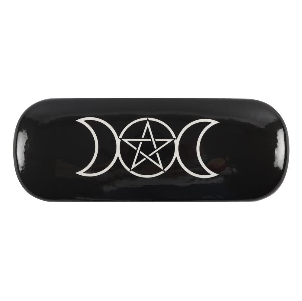 Triple Moon Goddess Eye GLASS Case