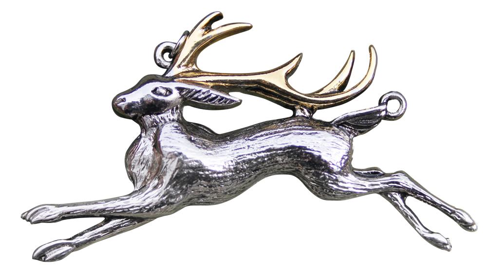 The Jackalope for Warrior's Strength Pendant by Briar