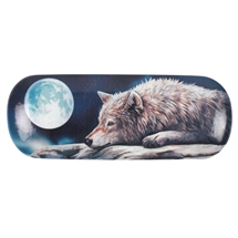 Quiet Reflections (Wolf) Eye Glass Case by Lisa Parker