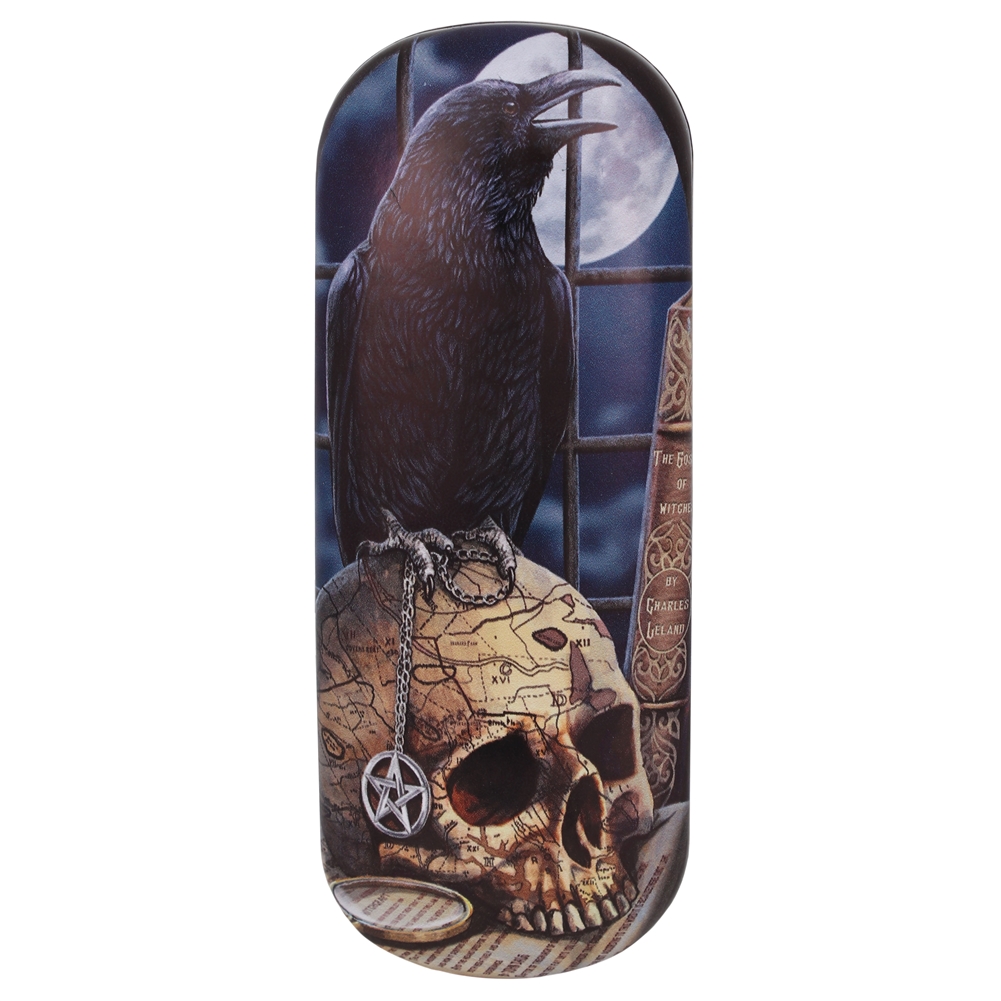 Salem (Raven) Eye Glass Case by Lisa Parker