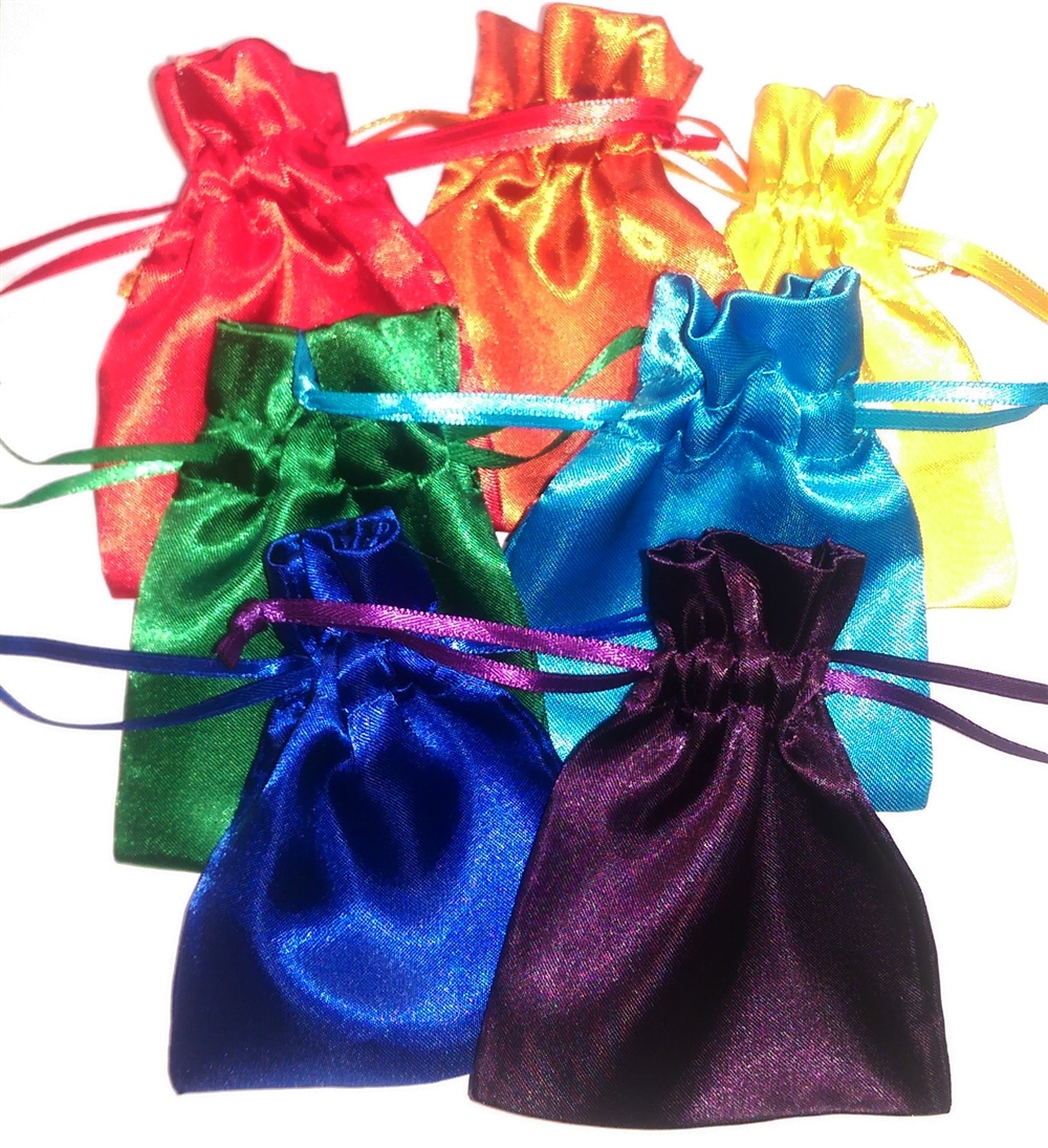 Chakra Set - 7 Satin Pouches