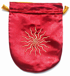 Red Satin Sunstar Tarot BAG