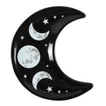 Crescent Triple Moon Trinket Dish