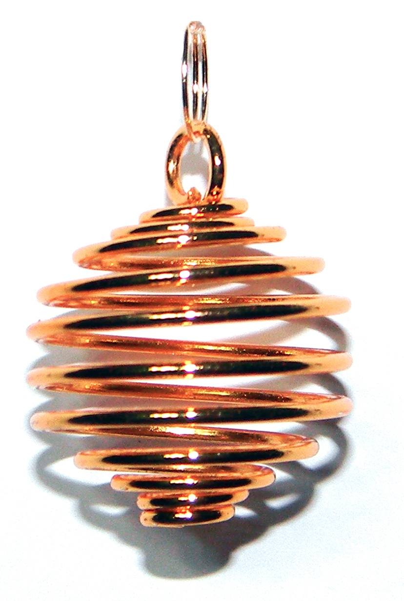 Copper Round Treasure Spiral 12 PIECES