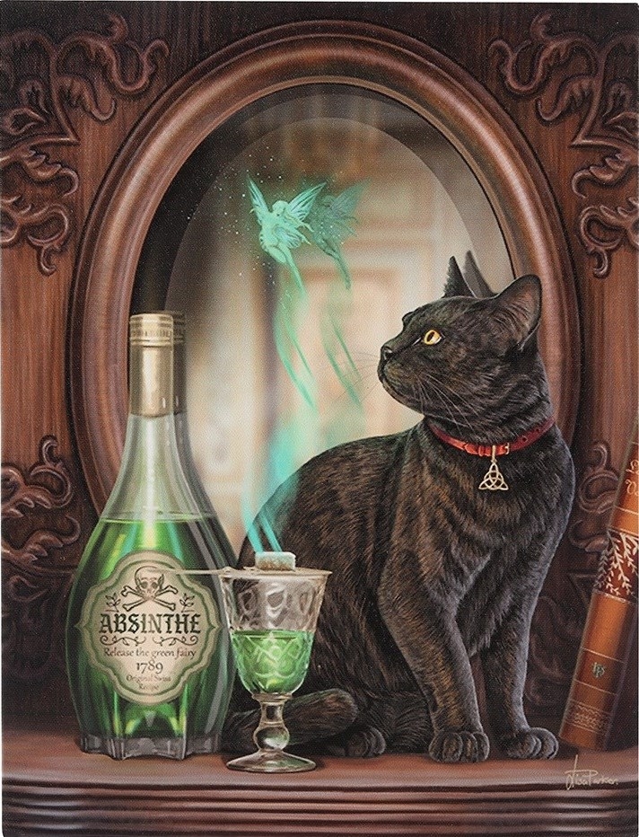 Absinthe Canvas Art Print by Lisa Parker